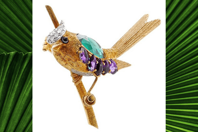 2.Tiffany jean schlumberg Bird vintage Jewelry