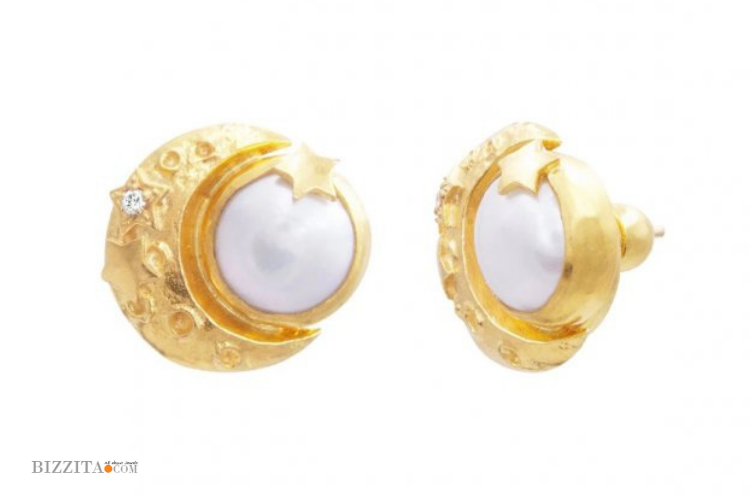 Pearl Jewelry Earrings Gurhan GOld 14