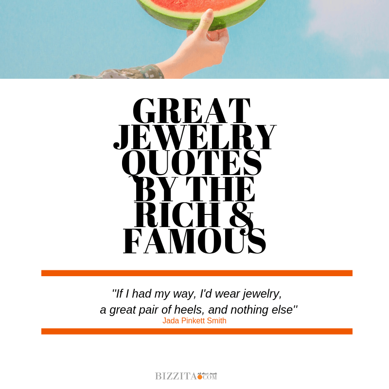 Famous people's quotes on jewelry!
