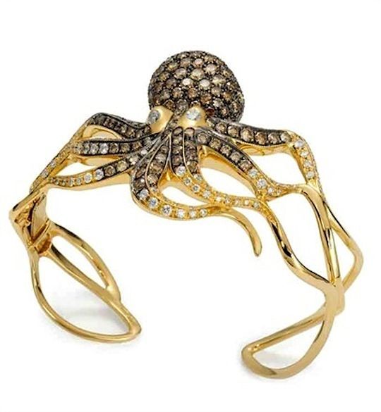 Sea theme jewelry roberto coin octopus bracelet