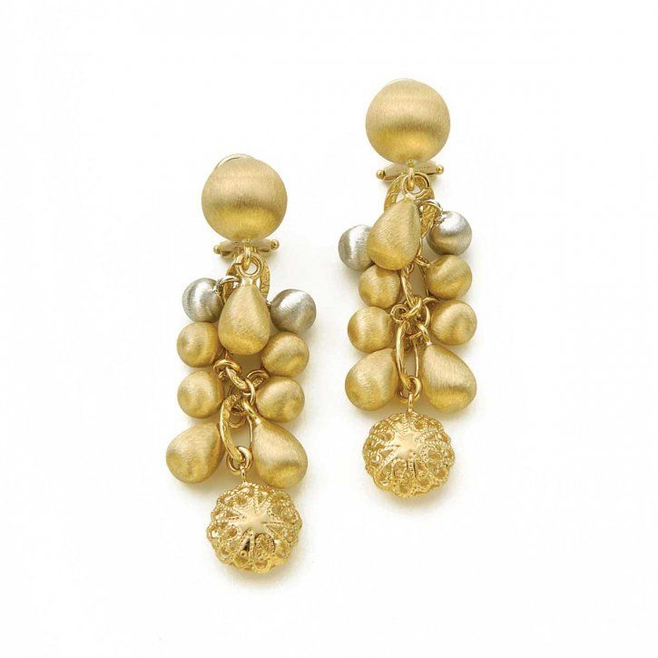 Earrings Giante golden Bizzita